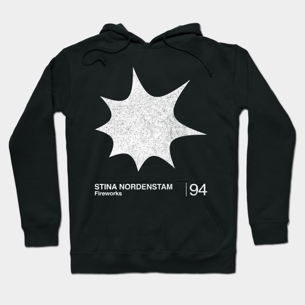 Stina Nordenstam / Minimalist Graphic Artwork Fan Design Hoodie by saudade